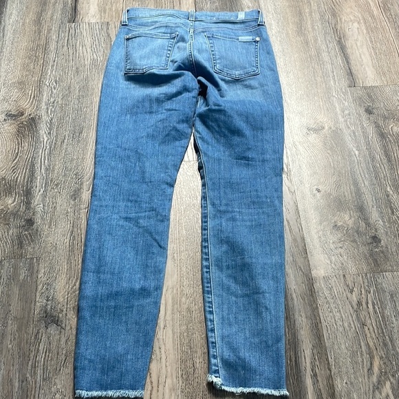 Seven for All Mankind Women’s The Ankle Skinny, Raw hem, high rise, size 26 - Picture 11 of 11